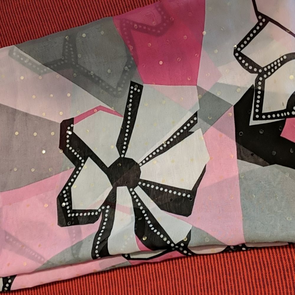 5 for $25 Flowy Shimmer Sparkly Flower Sarong